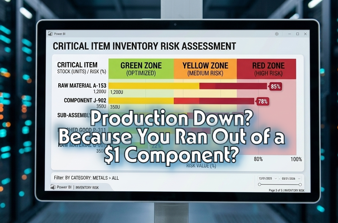 🚨 Production Down? Because You Ran Out of a $1 Component?