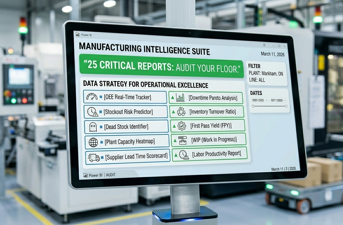The 25 Power BI Reports Every Manufacturer Needs for Smarter Inventory & Production
